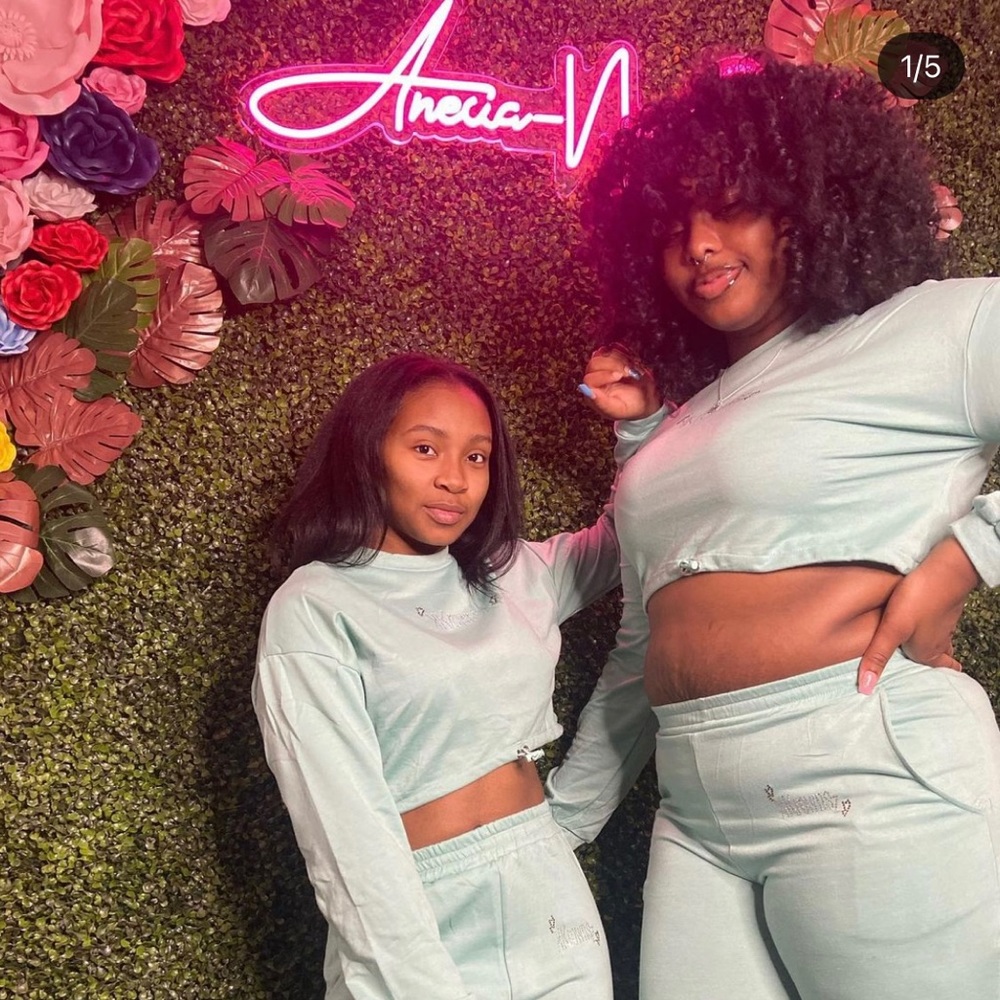 2 piece crop top set